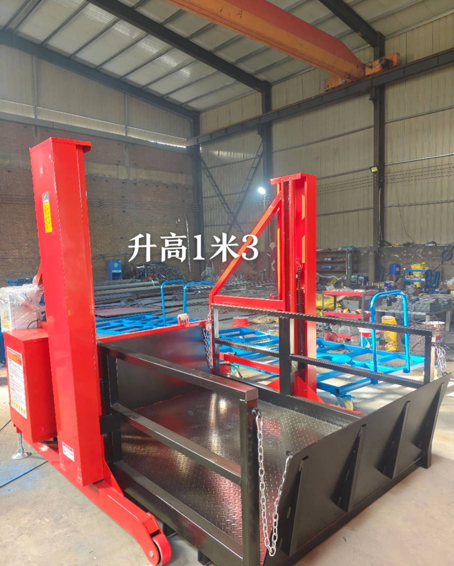 Mobile Lade- und Entladehebebühne für Container, kleiner elektrischer hydraulischer Handling-Lade- und Lade-Artefaktlift