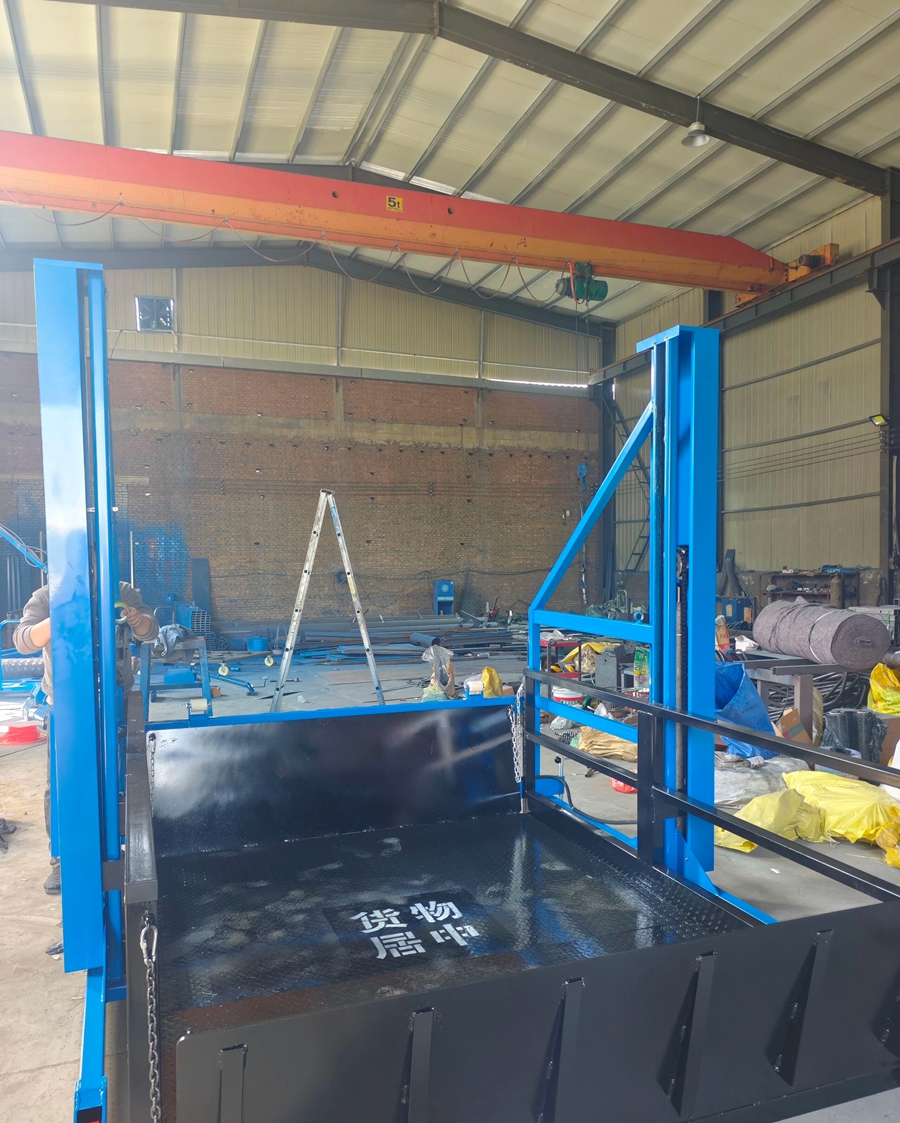 Mobile Lade- und Entladehebebühne für Container, kleiner elektrischer hydraulischer Handling-Lade- und Lade-Artefaktlift