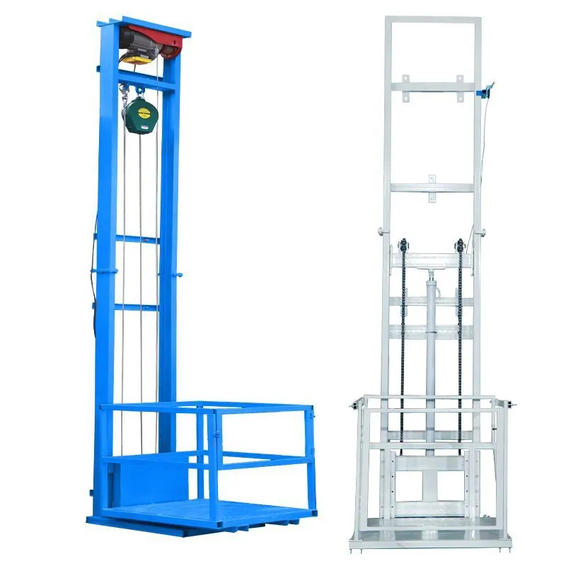 Elektrischer hydraulischer Lastenaufzug, kleine Hebebühne, Aufzug, Heimaufzug, Führungsschiene, einfache Lagerfabrik